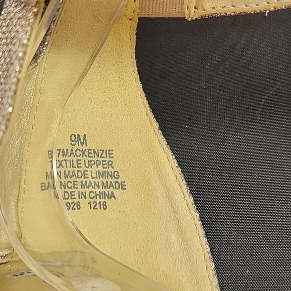 BANDOLINO GLITTER-MESH &RHINESTONES ZIPPER CLOSURE SANDAL - Picture 10 of 11